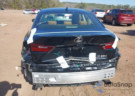 2015 Lexus Is 250 z USA, uszkodzony, nr VIN JTHCF1D27F5019703